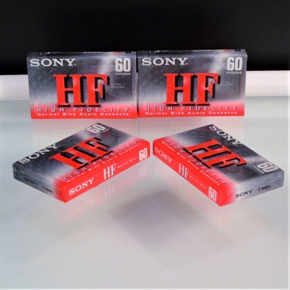 Sony Blank Cassette Tapes HF 60 Minutes